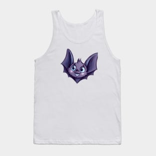 Cute Bat Drawing Tank Top